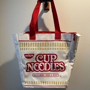 Cup Noodles Novelty Zipper Tote